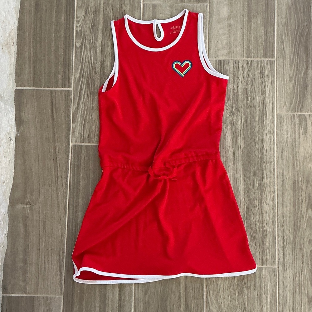 H&M Red Top with Heart Detail